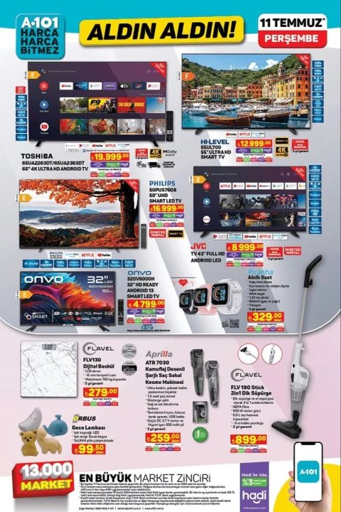 A101 11 Temmuz aktüel katalogu yayınlandı: Motorlu bisiklet, retro fırın ve küçük ev aletleri marketlerde yerini alıyor - 1. Resim
