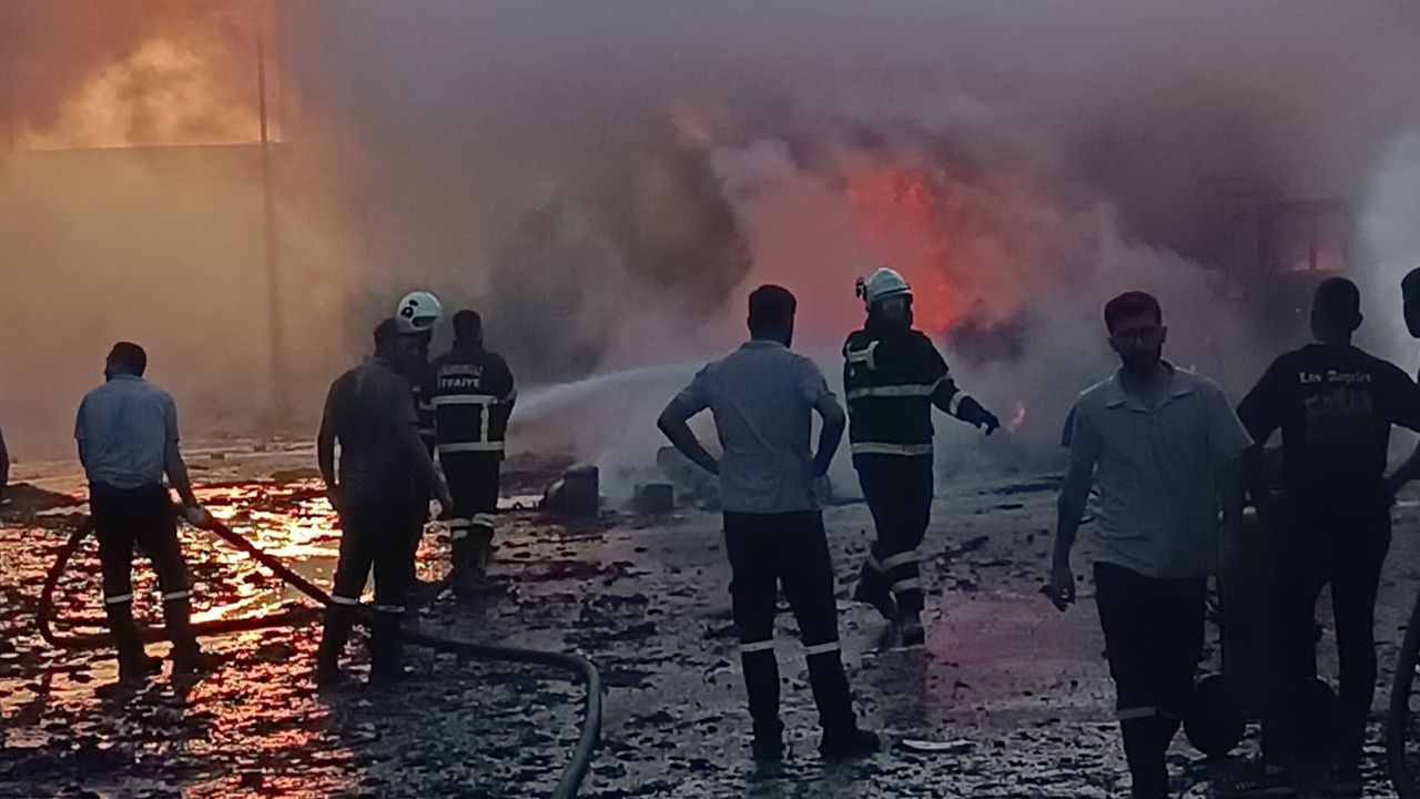 Kırklareli&#039;nde korkutan tesis yangını! 