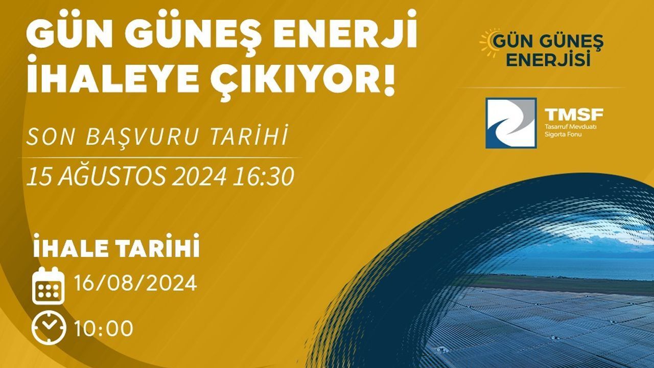 Yenilenebilir enerjide dev satış: TMSF enerji şirketlerini ihaleye çıkardı