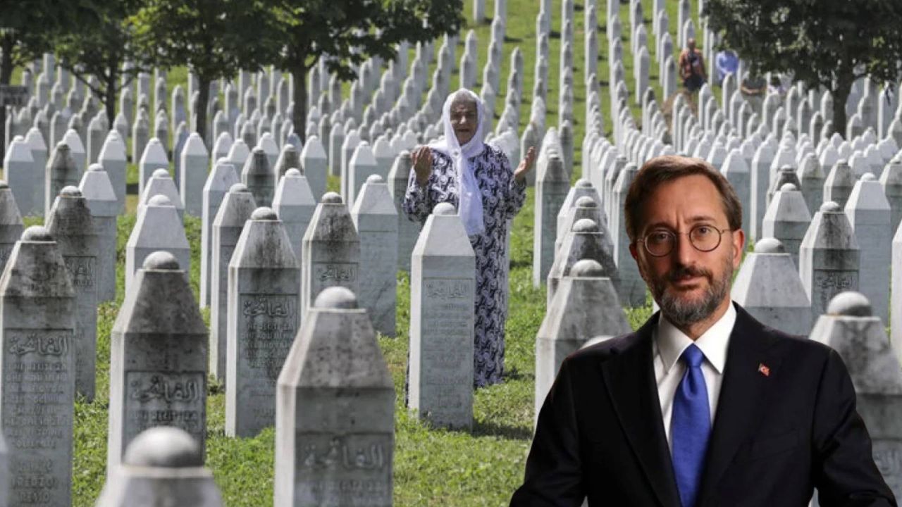 Fahrettin Altun&#039;dan Srebrenitsa Soykırımı paylaşımı