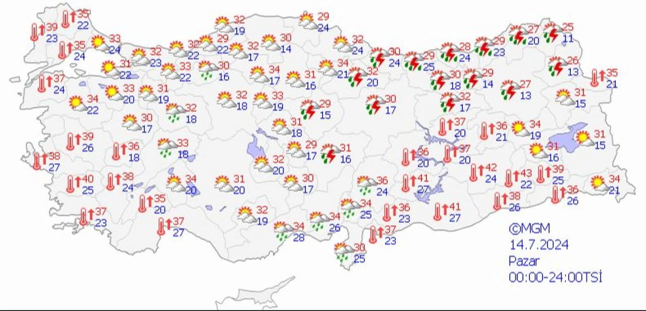Hafta sonu hava nasıl olacak? İşte Meteoroloji'nin 13-14 Temmuz hava durumu raporu! - 2. Resim