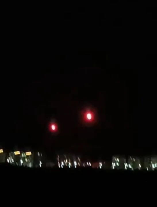 Elazığ'da gökyüzündeki ışıklar kaygılandırdı