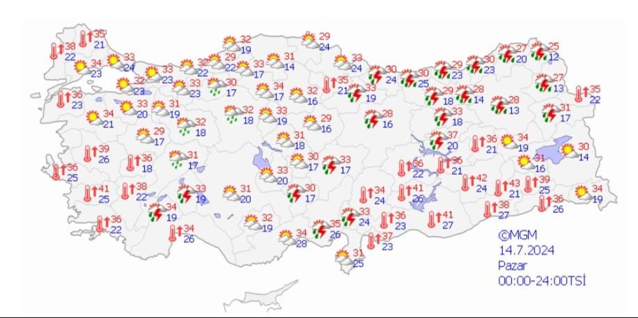 Meteoroloji uyardı: Öğleden sonra hava durumuna dikkat! Sel ve heyelan uyarısı yapıldı - 3. Resim