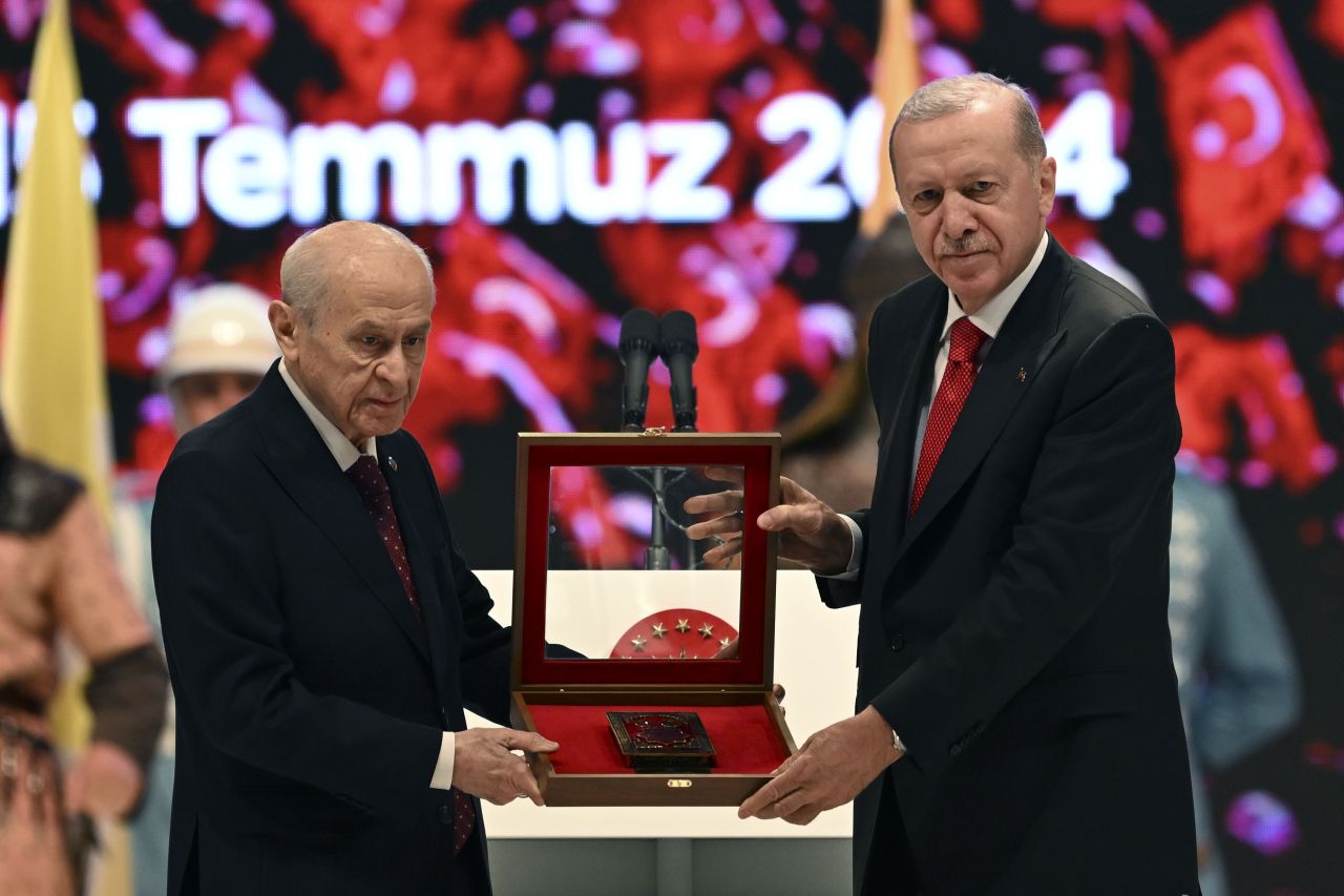 Cumhurbaşkanı Erdoğan, Devlet Bahçeli ile görüştü - 2. Resim