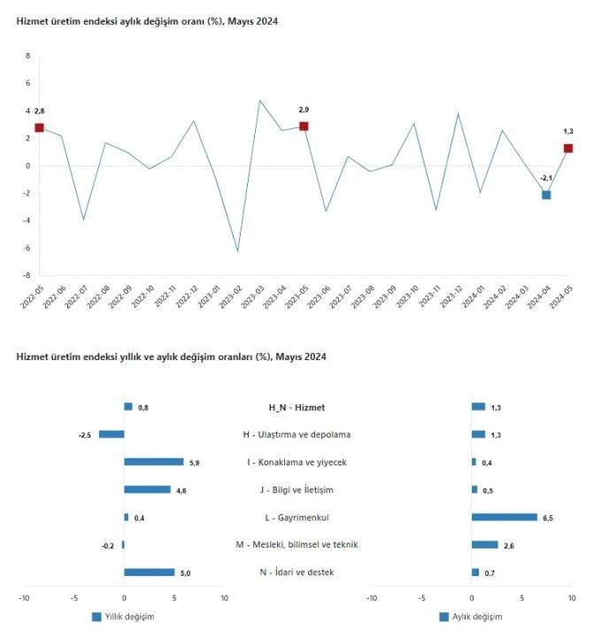 Türkiye'de hizmet üretimi yavaşladı! Zirvede konaklama ve yiyecek yer aldı - 1. Resim