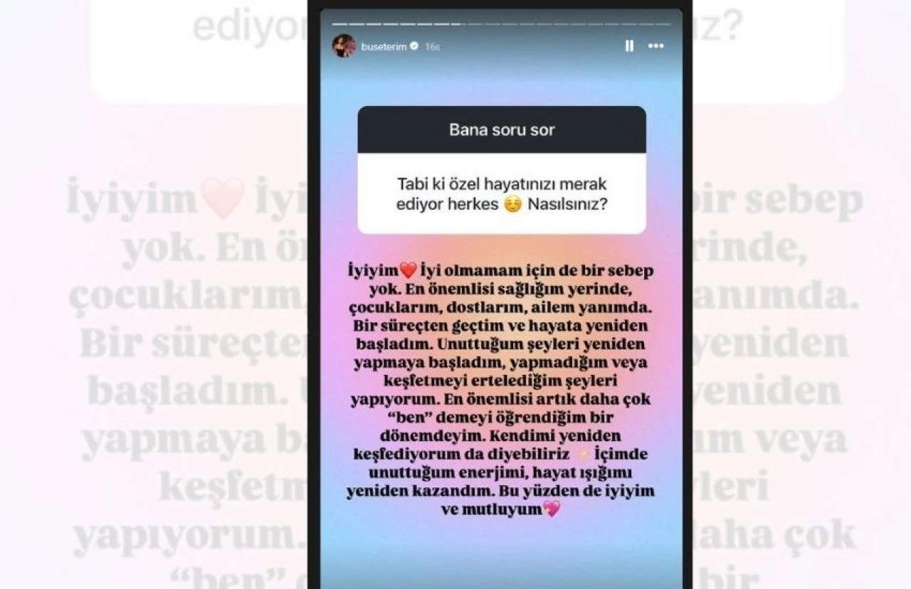 Fatih Terim'in kızı Buse Terim'den boşanma sonrası ilk açıklama! "Hayat ışığımı yeniden kazandım"