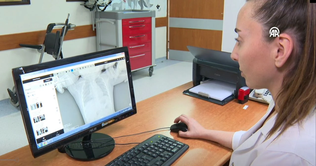 Minik bebek bir anda kusmaya başladı, akciğer filmi korkunç gerçeği ortaya çıkardı! - 1. Resim