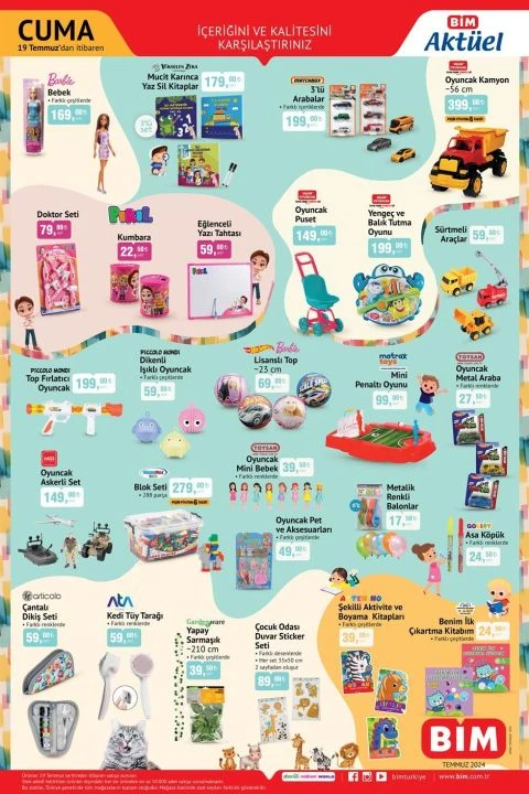 Bim 19 Temmuz aktüel kataloğunda iPhone 12 ve deniz tatiliniz için gerekli tüm ürünler yer alıyor