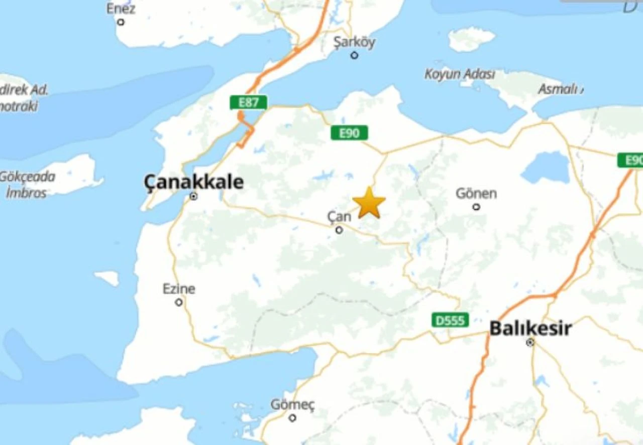 Çanakkale'de deprem: AFAD ve Kandilli'den açıklama geldi! - 1. Resim