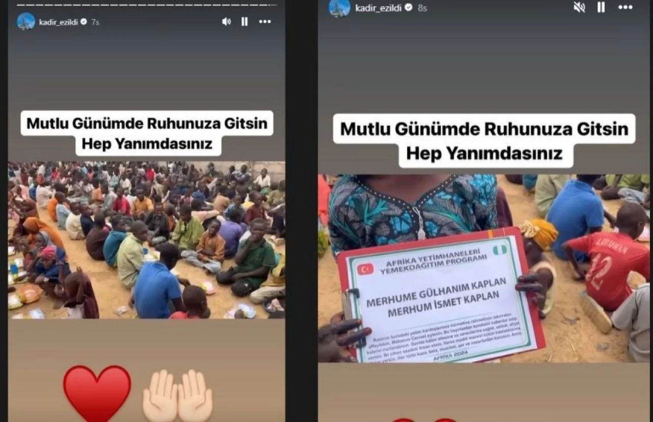 Kadir Ezildi gönülleri fethetti! Afrikalı çocuklara umut oldu - 1. Resim