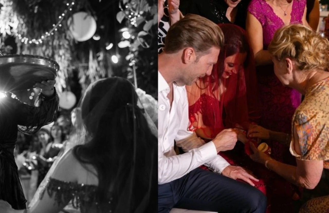 Karsu Hollandalı sevgilisiyle evleniyor! Kına gecesinden ilk kareler geldi