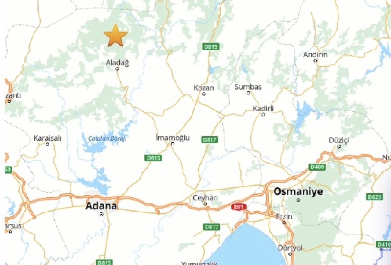 Adana güne depremle uyandı! AFAD'dan açıklama geldi