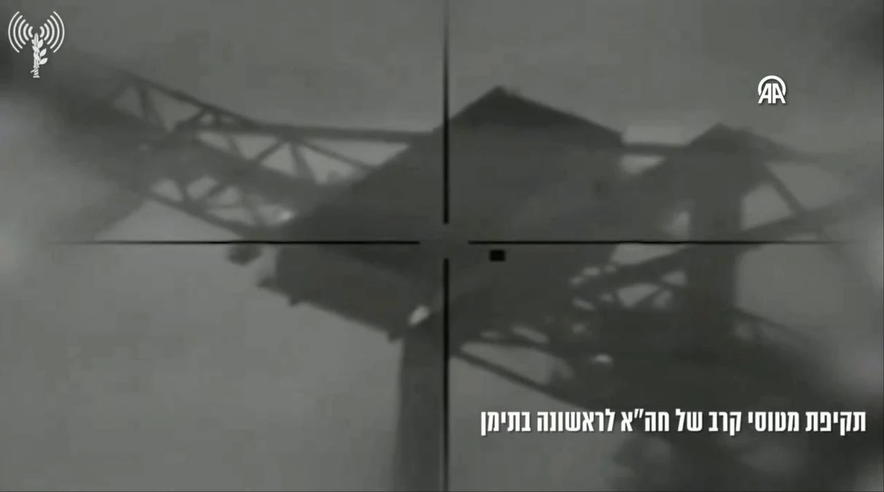 İsrail, Yemen'e düzenlediği hava saldırısının görüntülerini yayınladı