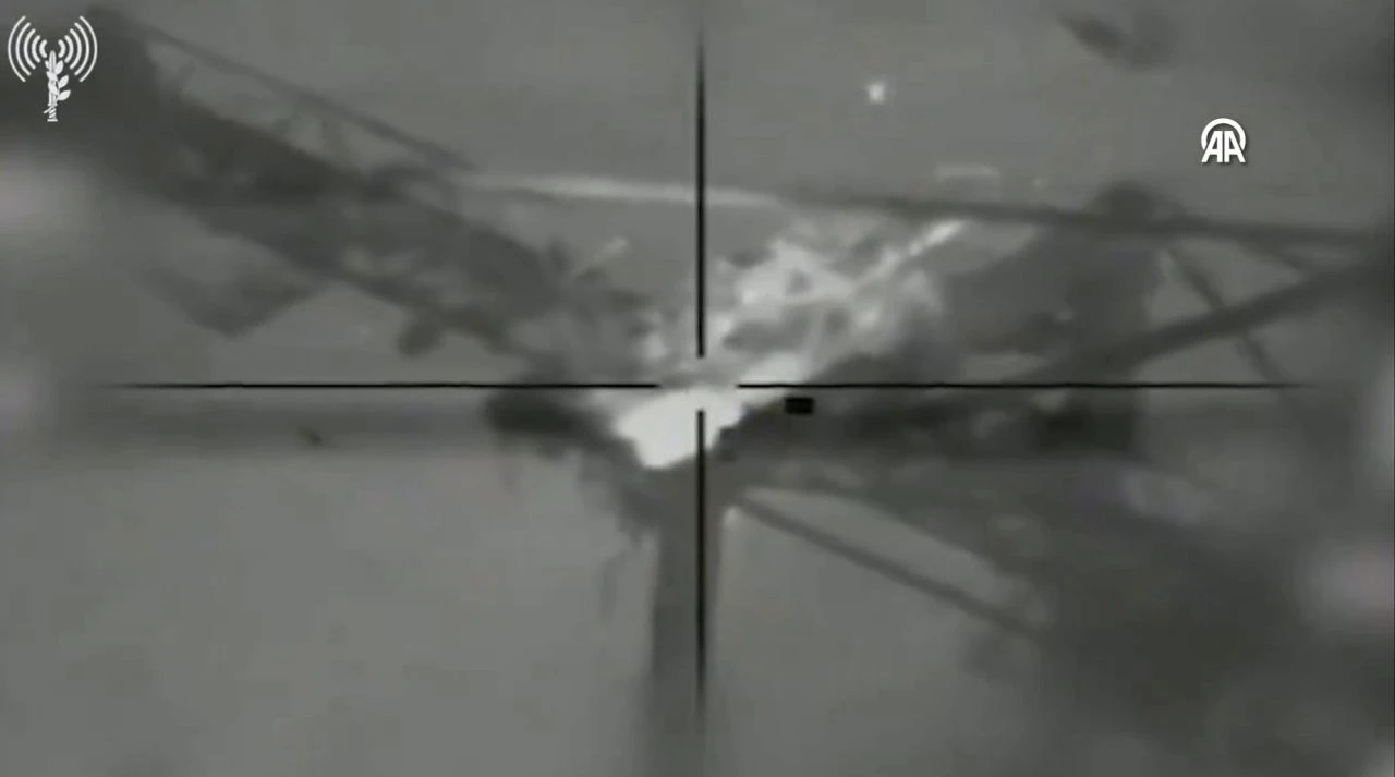 İsrail, Yemen'e düzenlediği hava saldırısının görüntülerini yayınladı