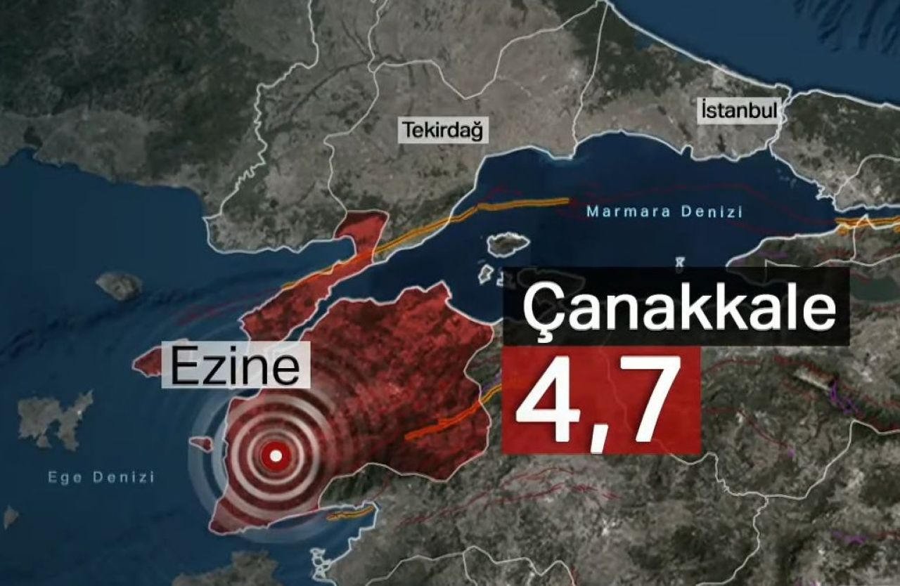 Çanakkale depremi sonrası korkutan görüntüler! Bazı evlerde çatlak oluştu  - 2. Resim