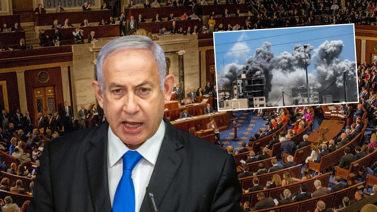 ABD Kongresi'nde Yahudilerden Netanyahu protestosu: Soykırımı durdurun! - Dünya