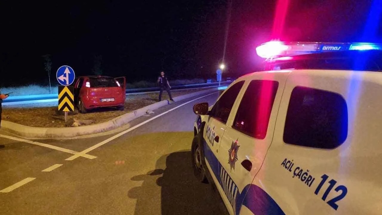 "Dur" ihtarına uymayarak kaza yaptı, arandığı ortaya çıktı
