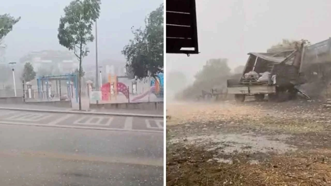 Sağanak yağış 3 ili vurdu, cadde ve sokaklar göle döndü - 4. Resim