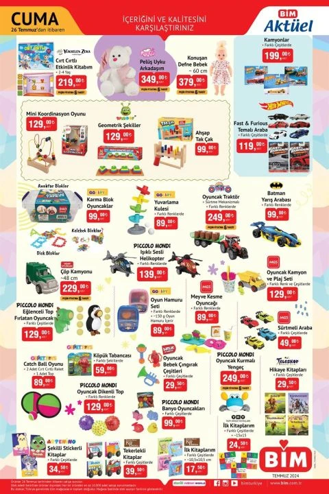 Bim 26 Temmuz aktüel kataloğunda pipetli termos, küçük ev aletleri ve premium Hot Wheels geliyor - 6. Resim