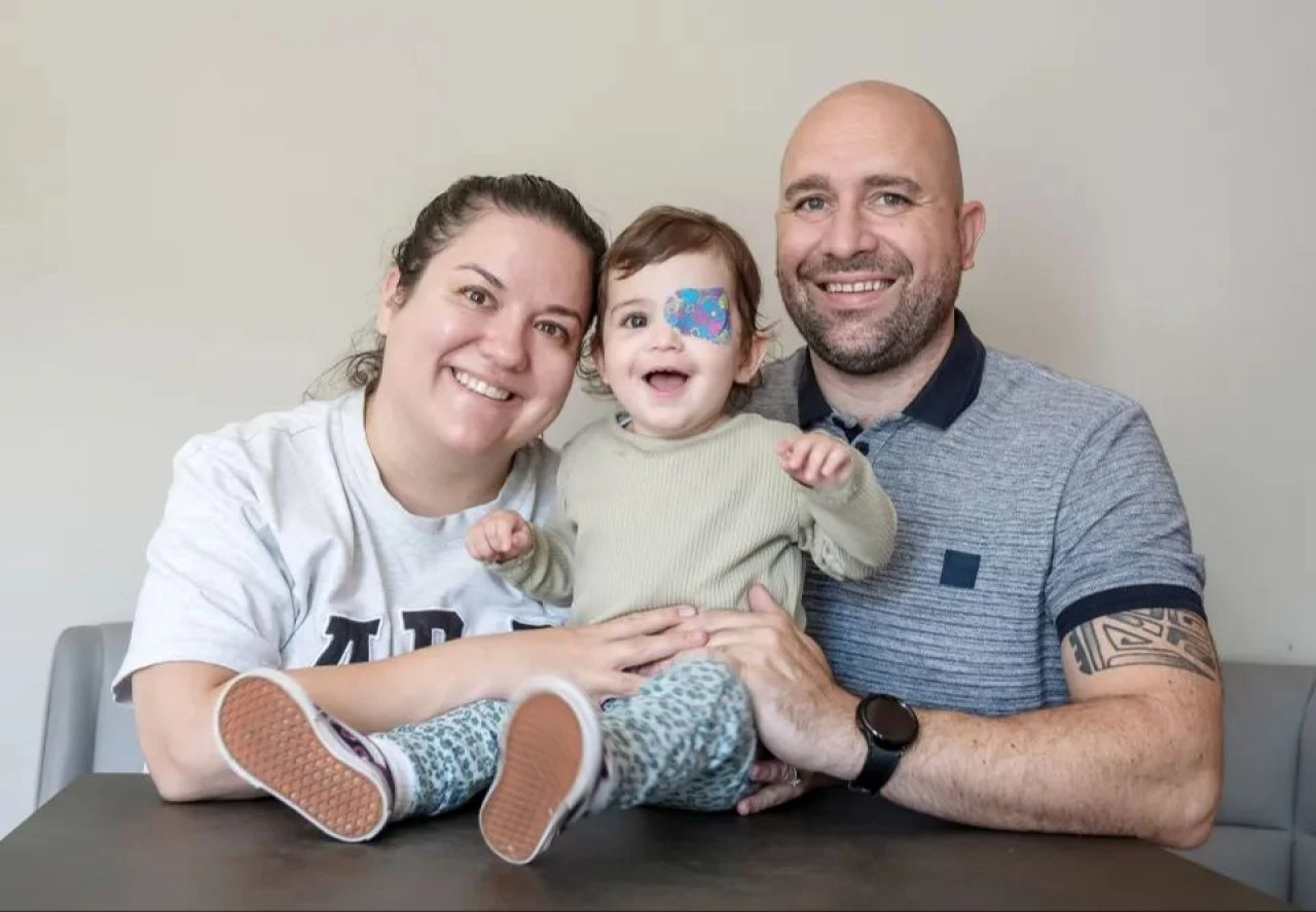 Henüz 10 aylıkken gözü kan çanağına döndü acı gerçek aileyi sarssa da vazgeçmediler - 4. Resim