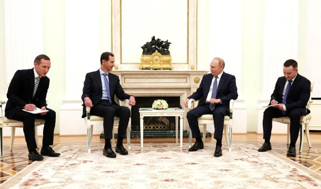 Moskova'da kritik görüşme: Rus lider Vladimir Putin ile Suriye lider Beşar Esad bir araya geldi - 2. Resim