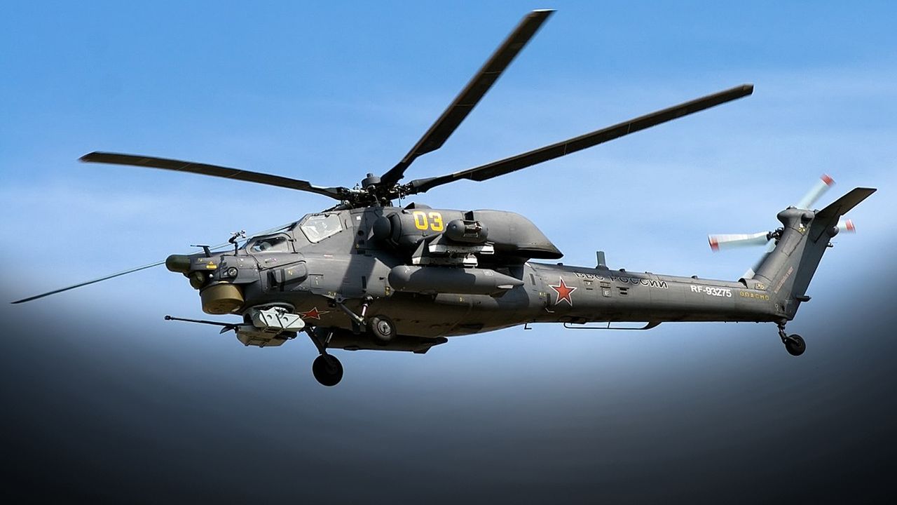 Rusya&#039;da Mi-28 model askeri helikopter düştü