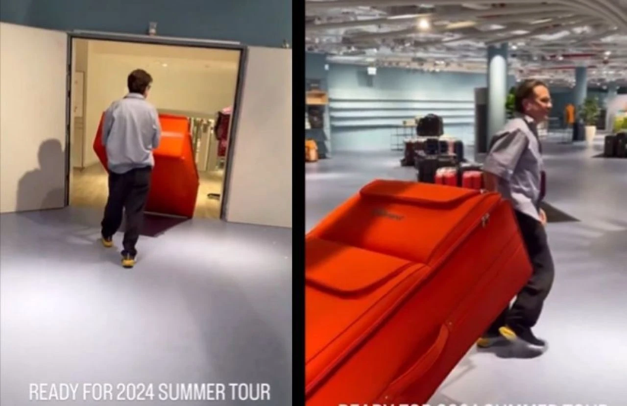 Dubai'deki 100 bin dolarlık dev bavulu satın alan Kenan Doğulu’ya Beren Saat’ten esprili yorum! - 1. Resim