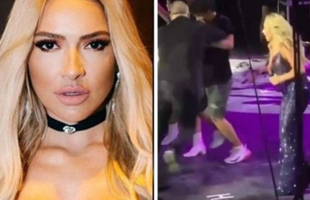 Hadise'nin sahnedeki tepkisi 'Bir de bayıl istersen' dedirtti - 1. Resim