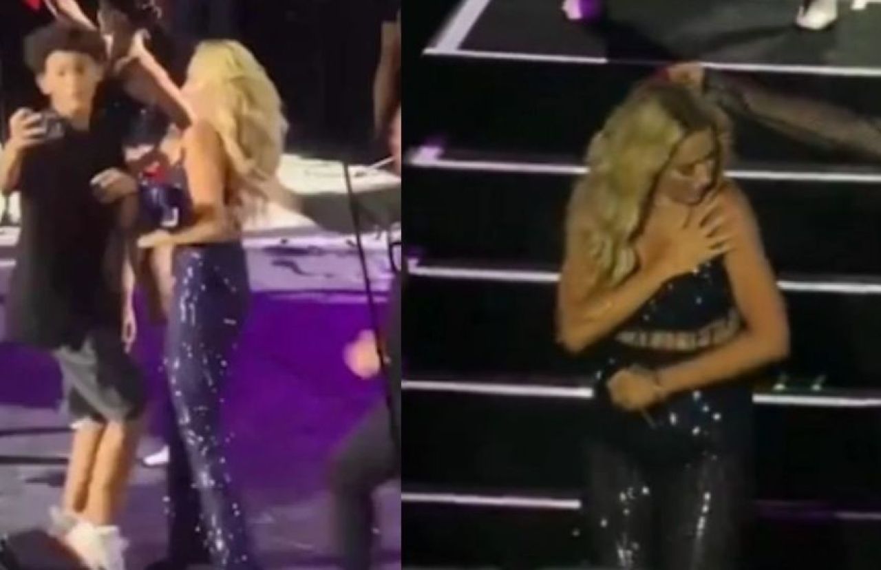 Hadise'nin sahnedeki tepkisi 'Bir de bayıl istersen' dedirtti - 2. Resim