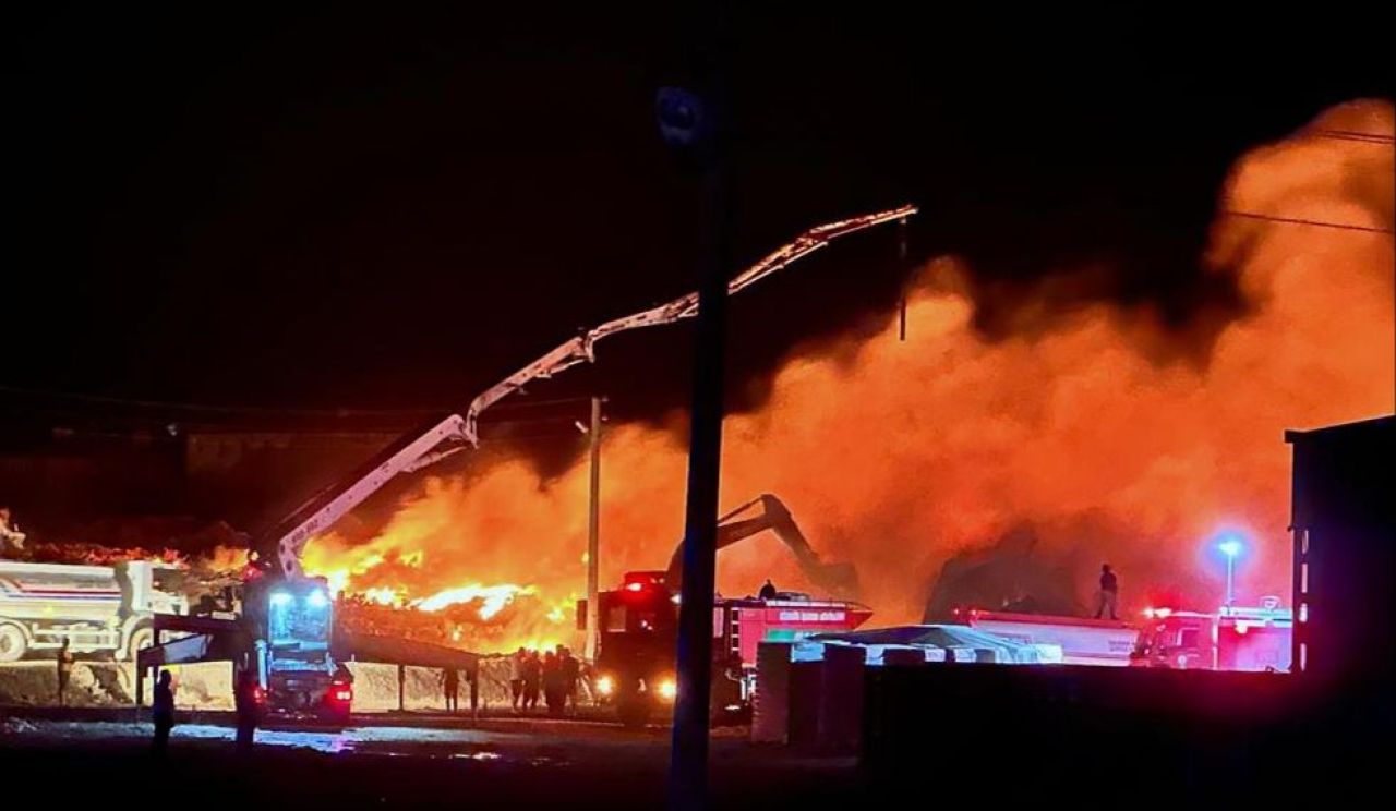 Muğla'da bal depolama ve paketleme tesisinde büyük yangın  - 2. Resim