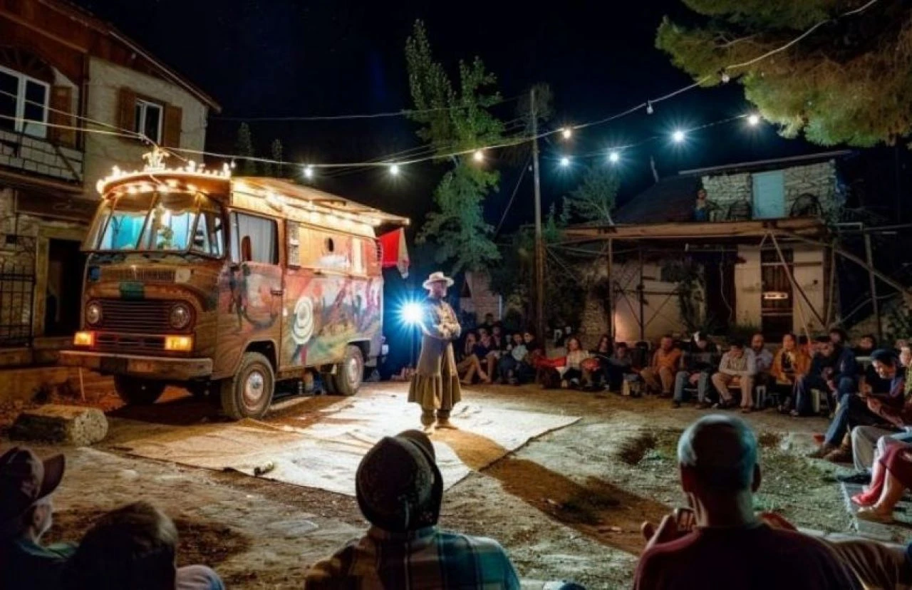 Yönetmen Erkan Can ve Oyuncu Bilal Çatalçekiç’le Karavan Tiyatrosu Ataşehir'de - 1. Resim