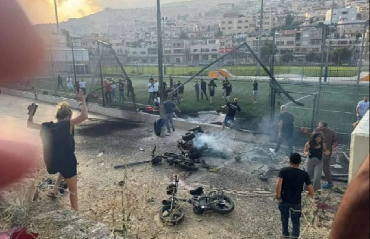 Hizbullah'tan İsrail'in işgalindeki Golan Tepeleri'ne saldırı! Çok sayıda ölü ve yaralı - 1. Resim