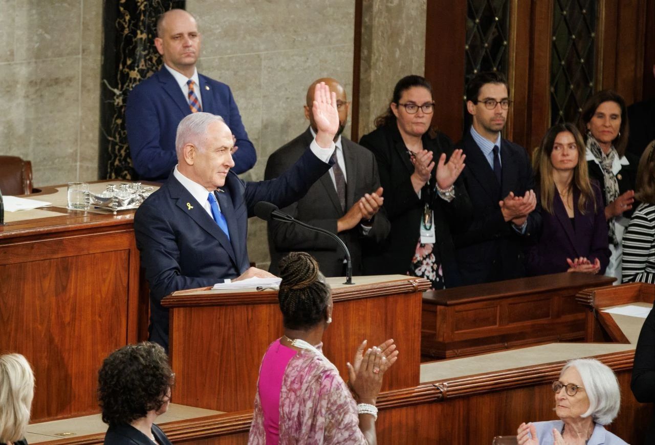 Meclis'te Netanyahu tezkeresi! ABD Kongresindeki konuşması sert dille kınandı  - 1. Resim