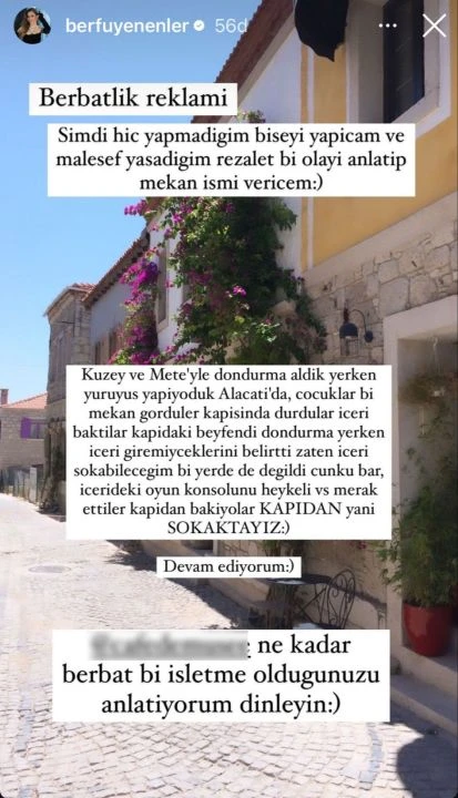 Berfu Yenenler'i çıldırtan olay: Mekan sahibi çocuklarını tersledi - 2. Resim