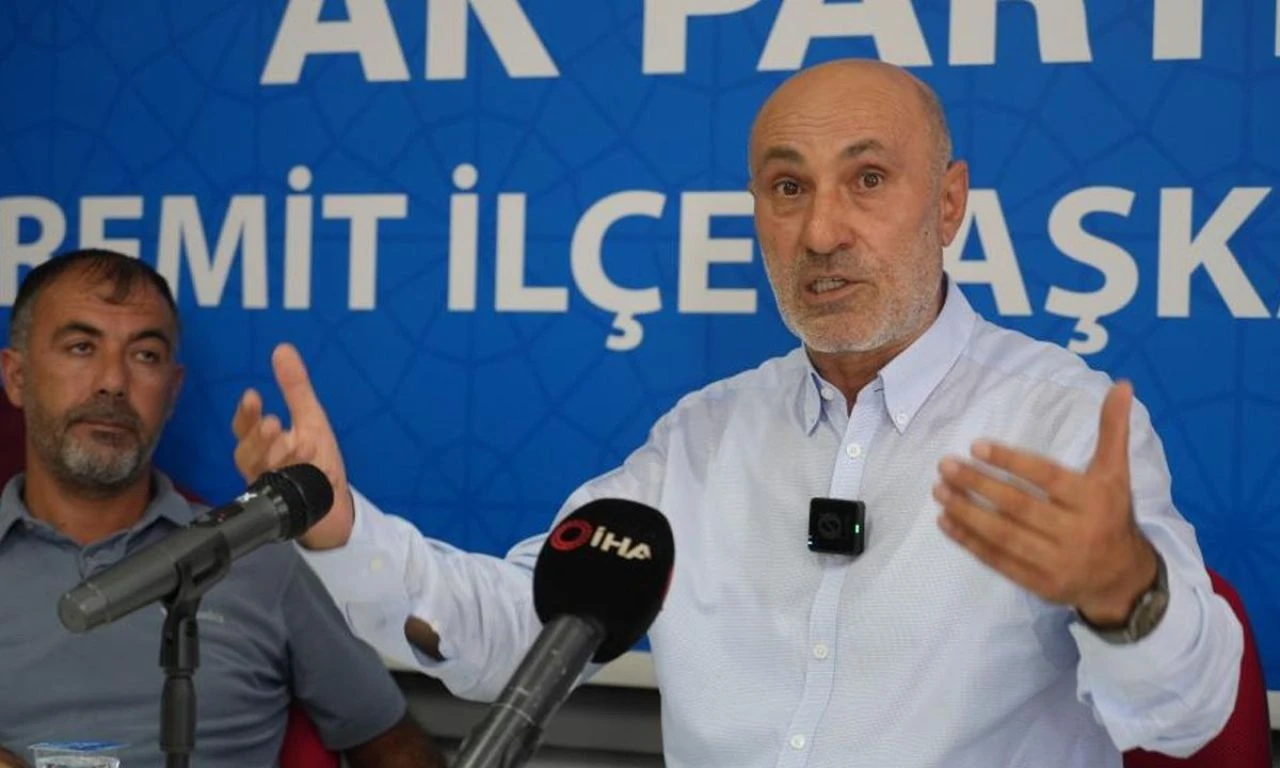 AK Parti'de istifa! 'Lüzum' dedi, başkanlık görevini bıraktı