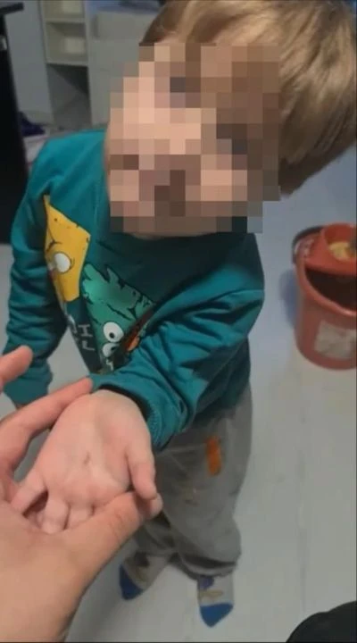 Belediyeye ait kreşte şoke eden görüntüler! 4 yaşındaki çocuğa şiddet - 1. Resim