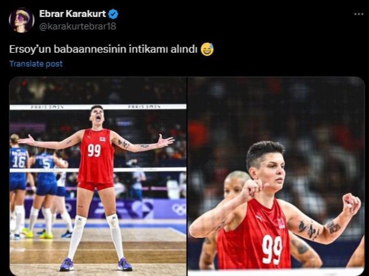 Ebrar Karakurt, "Ersoy’un babaannesinin intikamı alındı" mesajı ile Gibi dizisine gönderme yaptı - 1. Resim