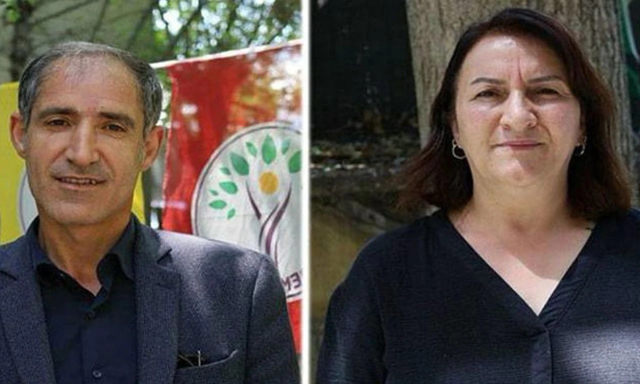 DEM Parti Van il eş başkanları gözaltına alındı - 1. Resim