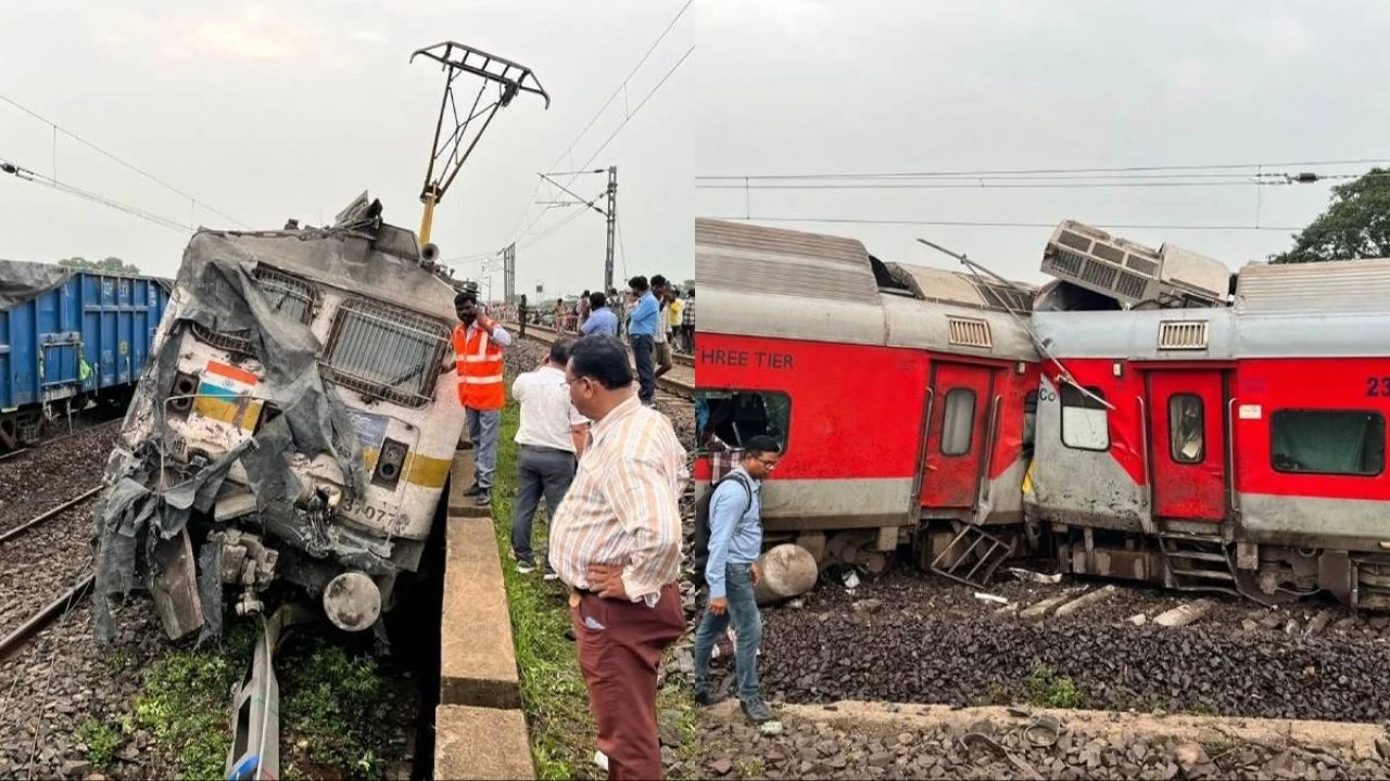 Hindistan'da iki tren çarpıştı: Ölü ve çok sayıda yaralı var - 1. Resim