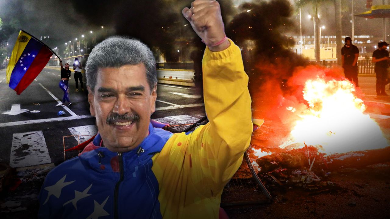 Venezuela seçimin ardından karıştı! Sokaklar yangın yerine döndü: Ölü ve yaralılar var