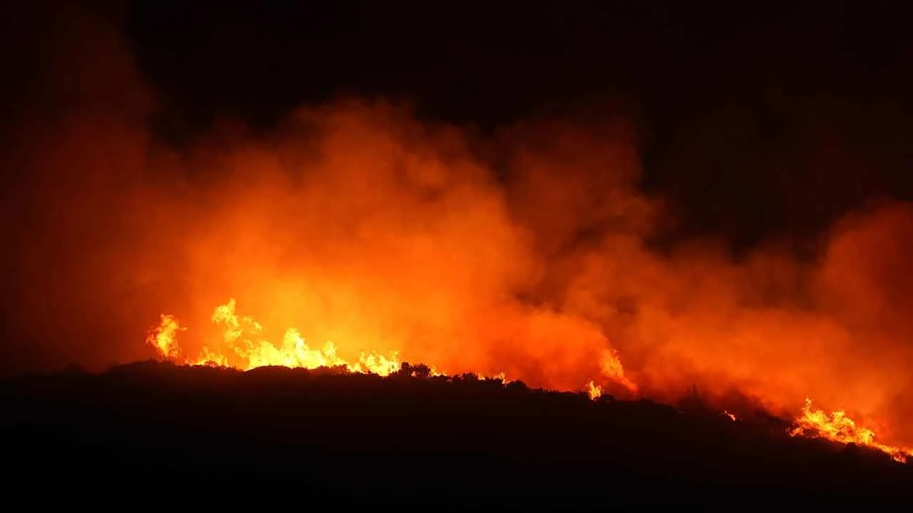 Kahramanmaraş, Denizli, Muğla ve İzmir'de orman yangınları! 2 ilde ekiplerin mücadelesi sürüyor - 1. Resim