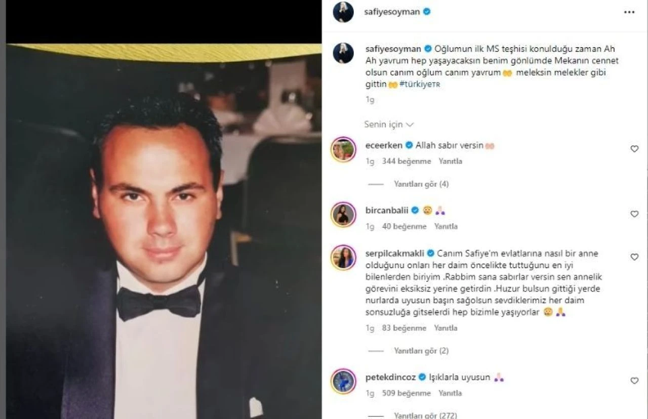 Safiye Soyman evlat acısının ardından ilk paylaşımını yaptı