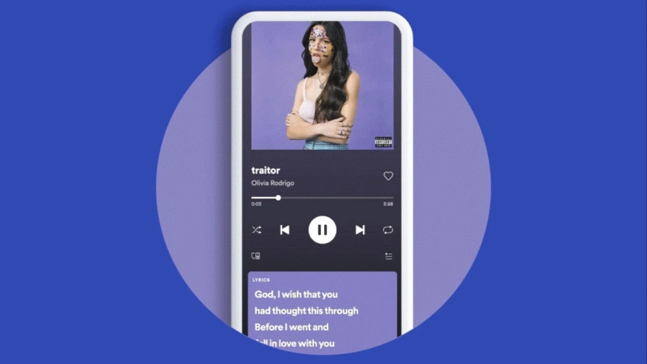 Spotify, ücretsiz kullanıcılar için şarkı sözleri sınırını artırdı - 1. Resim