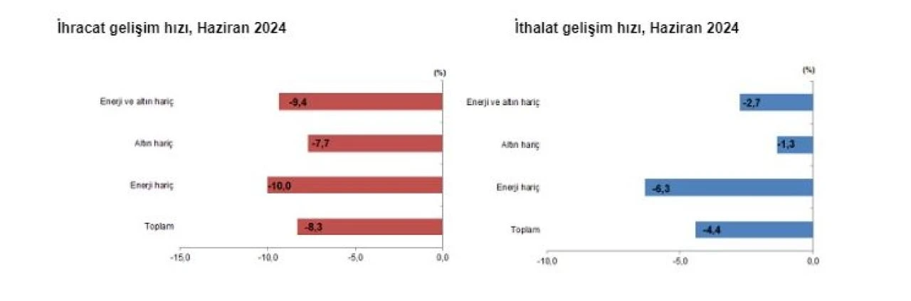 TÜİK dış ticaret istatistiklerini açıkladı! Haziranda ihracat ve ithalat azaldı - 1. Resim