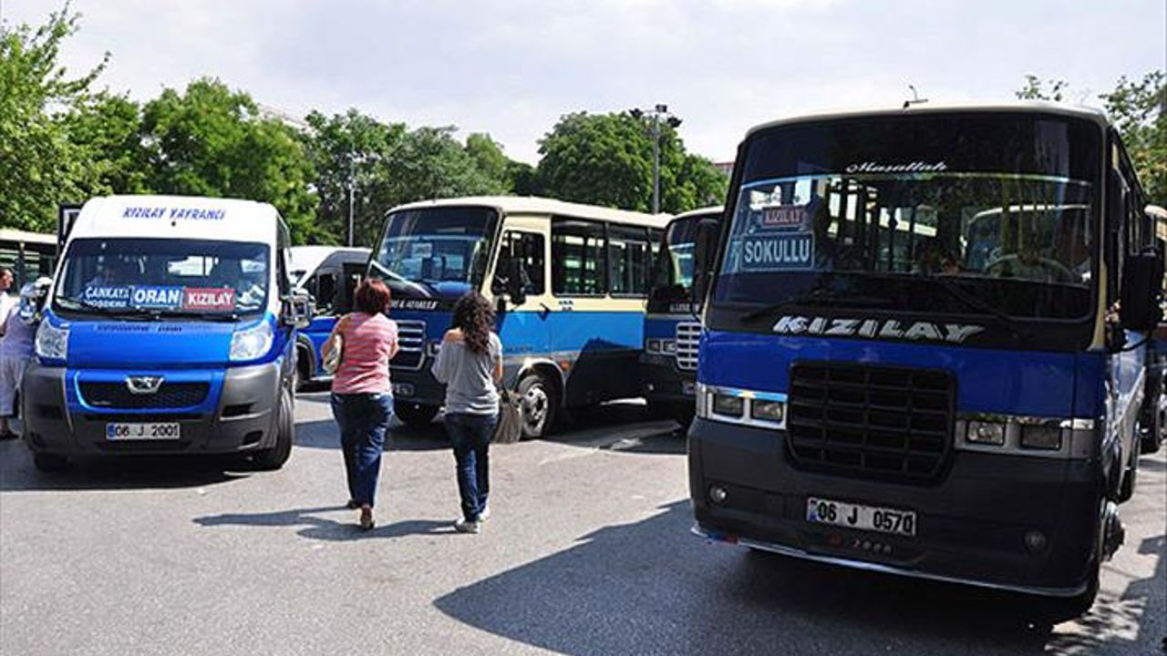 Ankara&#039;da zamlı tam ve öğrenci dolmuş ücretleri, 1 Ağustos itibariyle uygulanmaya başladı