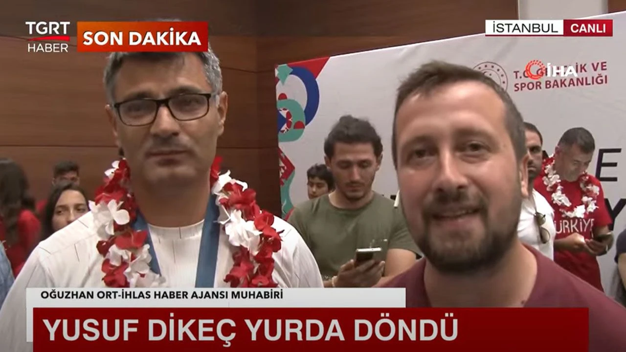 Paris Olimpiyatları'na damga vuran Yusuf Dikeç TGRT Haber'e konuştu: Silahımızı alanlar hariç 85 milyona armağan olsun - 2. Resim