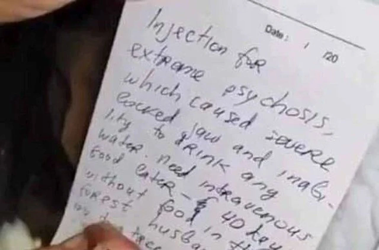 40 gün boyunca ormanda ağaca zincirlendi! Ağlarken buldular, yazdığı not dehşete düşürdü