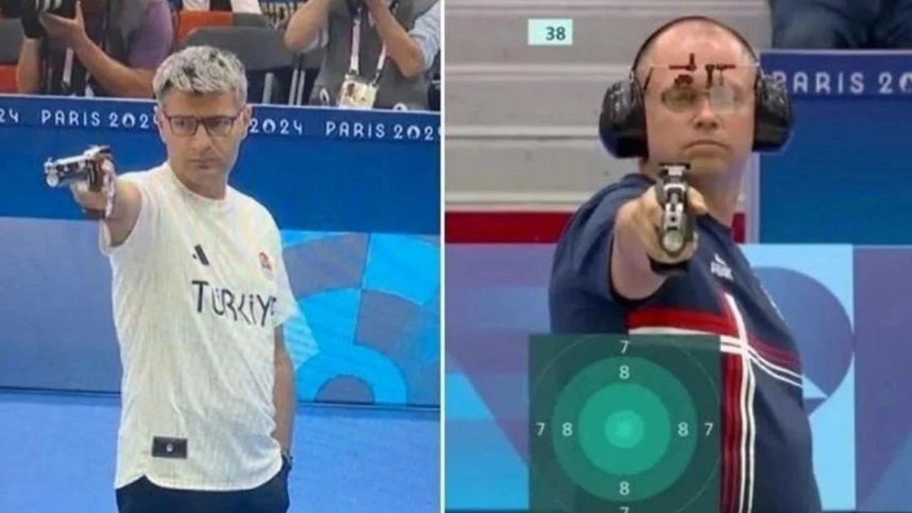 Dünyanın konuştuğu Yusuf Dikeç'in viral olan atış pozunu yapay zeka yeniden oluşturdu