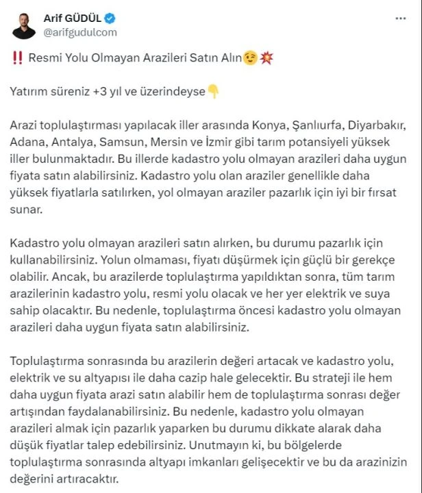 Konut alamayanlar arsa ve tarlaya yöneldi satışlar rekor kırdı! Arazi alacaklar için şaşırtan tavsiye geldi - 1. Resim
