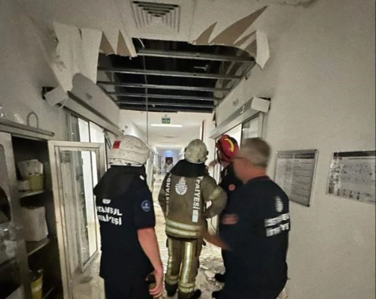 Bakırköy'de çöken hastane tavanı ile ilgili soruşturma başlatıldı - 1. Resim